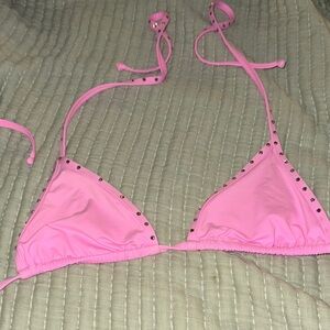 Skims Rhinestone Triangle Bikini Top